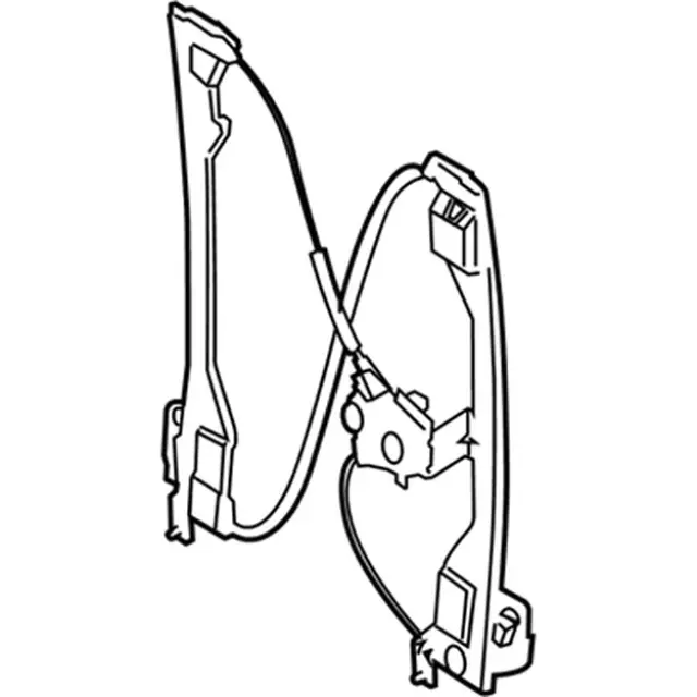 Window Regulator - Ford (fl3z1627000w)