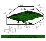 Headliner - Ford (fl3z1651944aa) - view 10