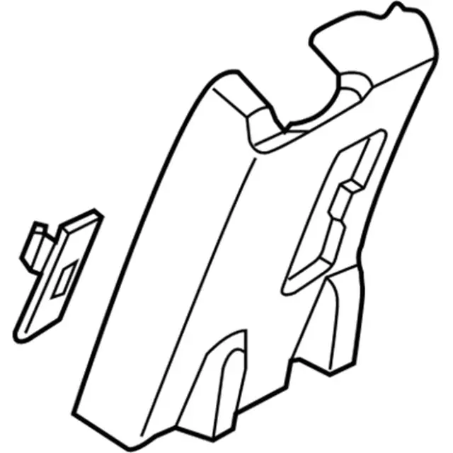 Window Molding - Ford (fl3z1825504ad) - view 2
