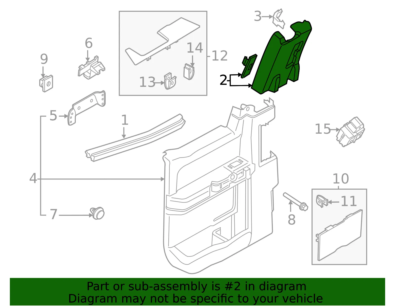 Window Molding - Ford (fl3z1825504ag) - view 4