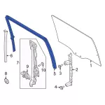 Window Channel - Ford (fl3z1825766b) - view 25