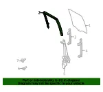 Window Channel - Ford (fl3z1825766b) - view 28