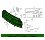 Grille - Ford (fl3z8200sa) - view 12