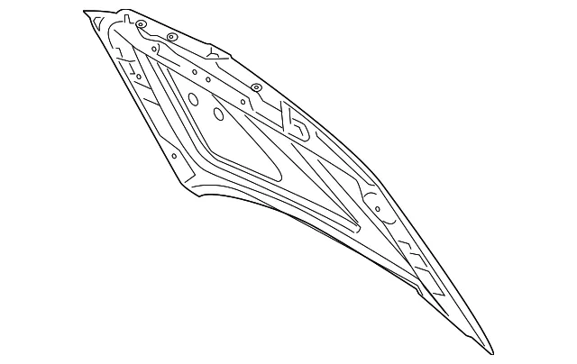 Hood Assembly - Ford (fl7z16612a) - view 2