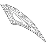 Hood Assembly - Ford (fl7z16612a) - view 5