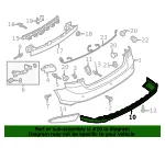 Valance Panel - Ford (fm5z17626aaptm) - view 17