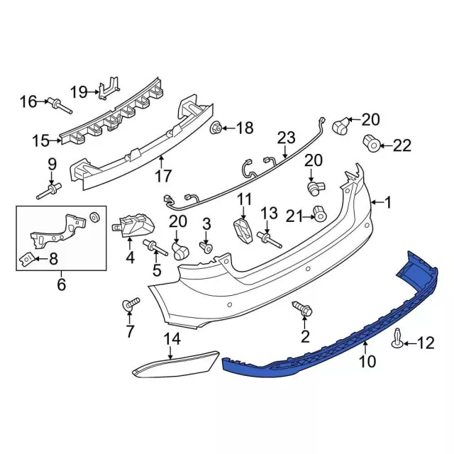Valance Panel - Ford (fm5z17626aaptm) - view 4