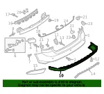 Valance Panel - Ford (fm5z17626baptm) - view 21