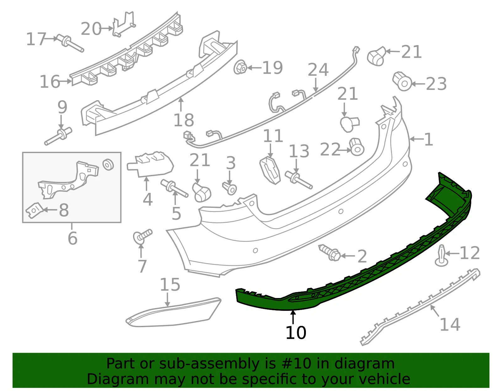Valance Panel - Ford (fm5z17626baptm) - view 9