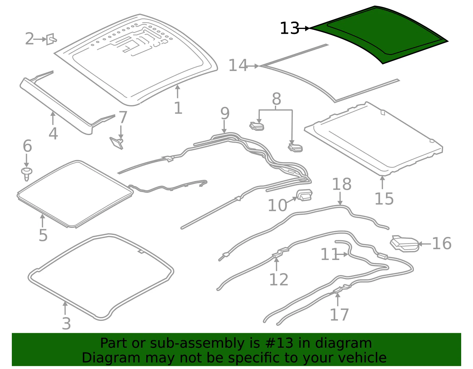 Rear Glass - Ford (fp5z54500a18a) - view 3