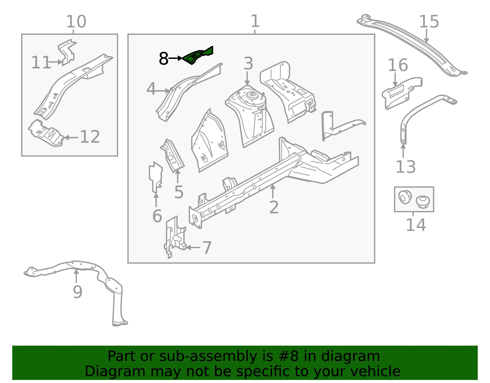 Fender Bracket - Ford (fr3z16d157a) - view 5