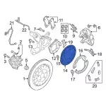 Splash Shield - Ford (fr3z2c028f) - view 13
