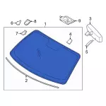 Windshield - Ford (fr3z6303100e) - view 11