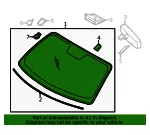 Windshield - Ford (fr3z6303100e) - view 13