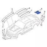 Deck Lid Decal - Ford (fr3z6320000ev) - view 7