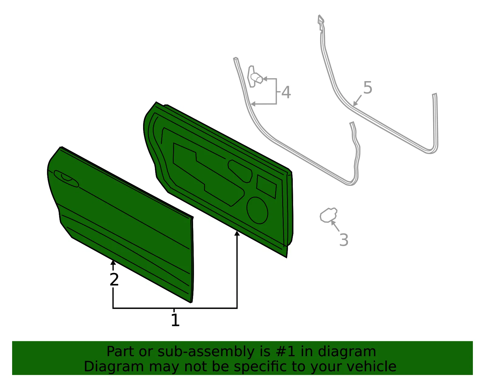 Door Shell - Ford (fr3z6320124a) - view 11