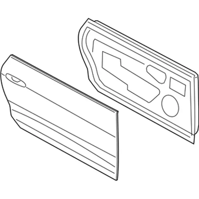Door Shell - Ford (fr3z6320124a) - view 15