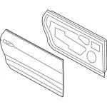 Door Shell - Ford (fr3z6320125a) - view 11