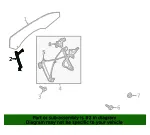 Window Regulator Rail - Ford (fr3z63222a00a) - view 15