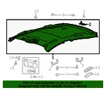 Headliner - Ford (fs7z5451916ab) - view 10