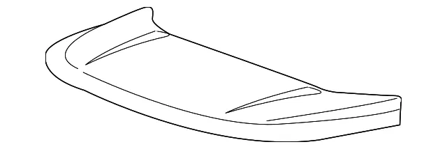 Hood Panel - Ford (ft4z16612a) - view 3