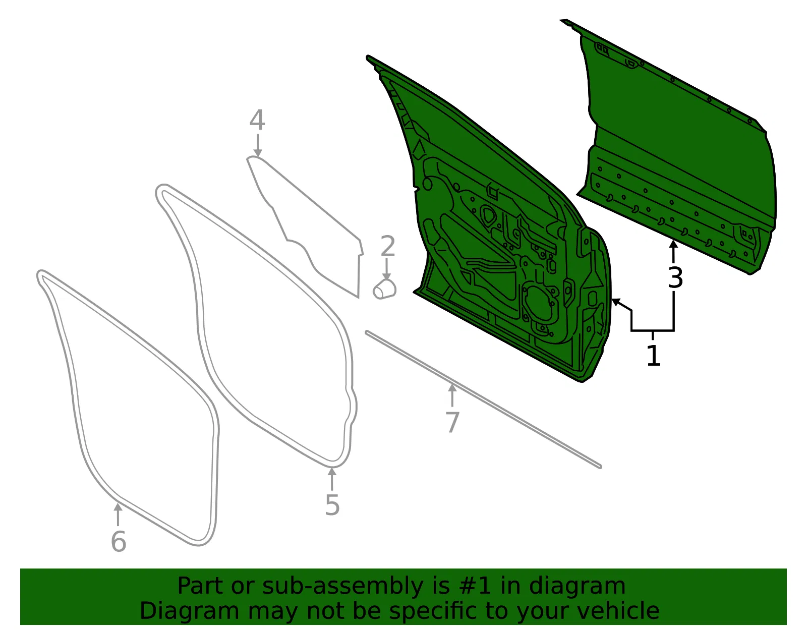Door Shell - Ford (ft4z5820125b) - view 5