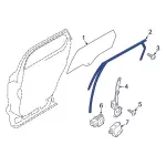 Window Channel - Ford (ft4z5821596d) - view 9