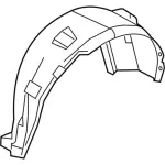 Splash Shield - Ford (ft4z58278b50a) - view 15