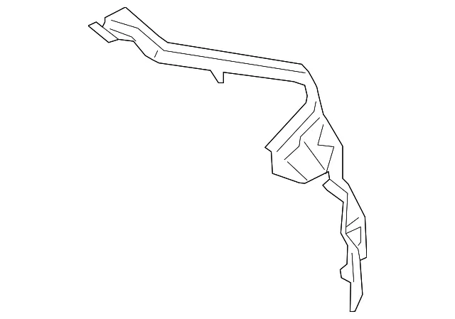 Quarter Panel Gutter - Ford (ft4z5845114a)