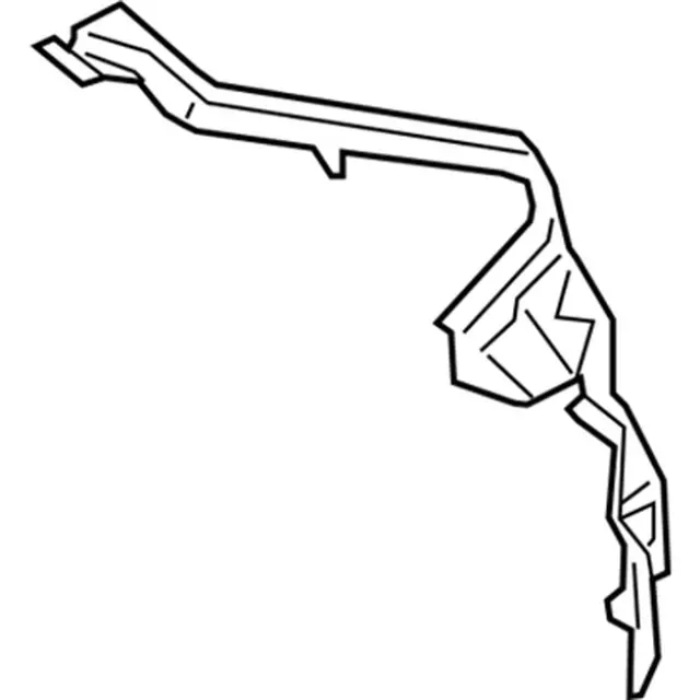 Quarter Panel Gutter - Ford (ft4z5845115c) - view 2