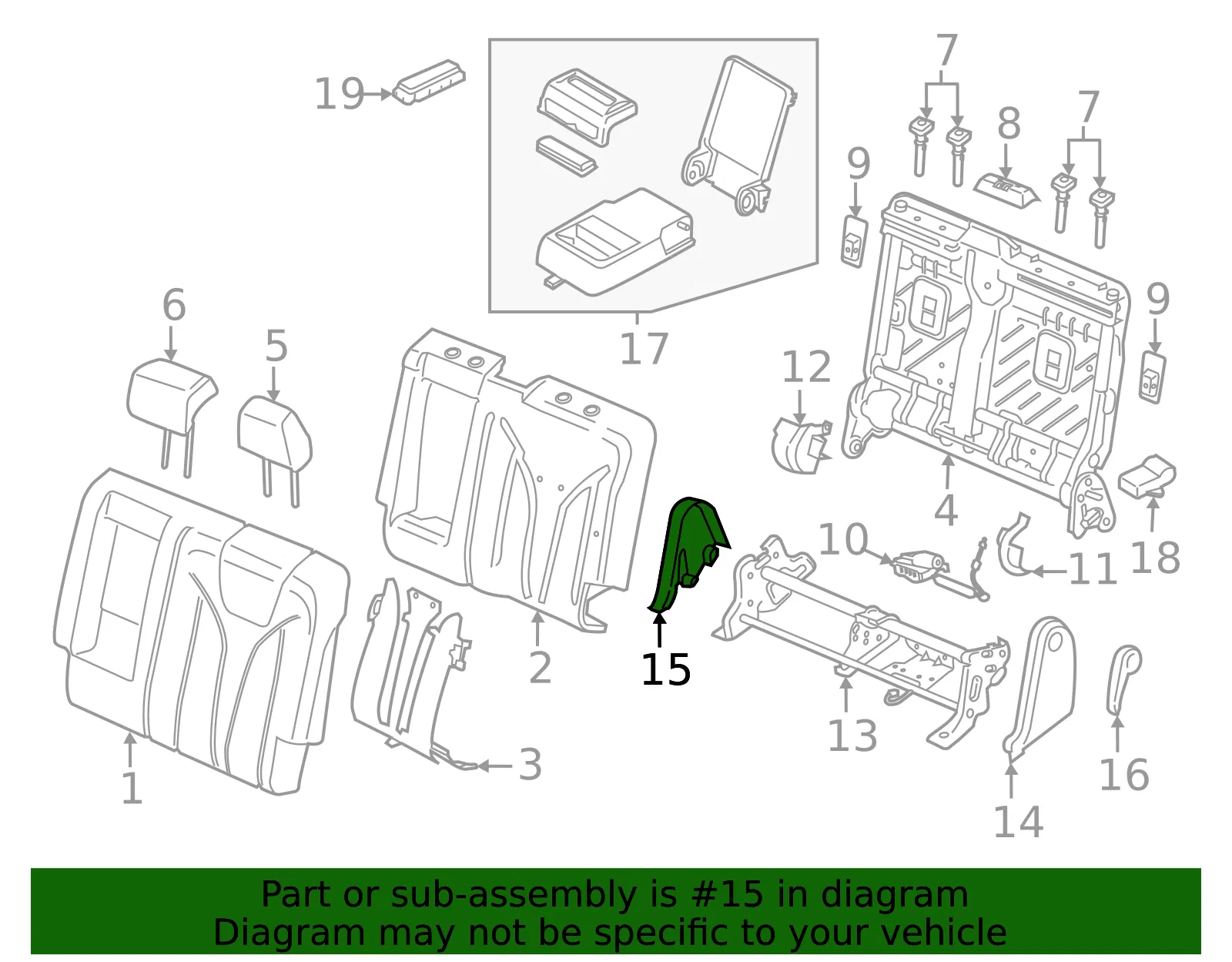 Hinge Cover - Ford (ft4z5867461aab) - view 6