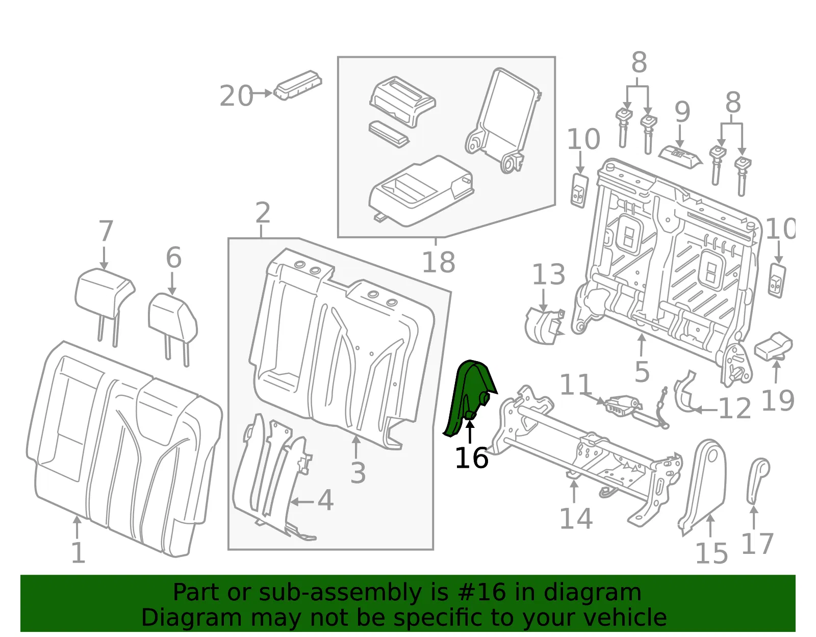 Hinge Cover - Ford (ft4z5867461al) - view 3