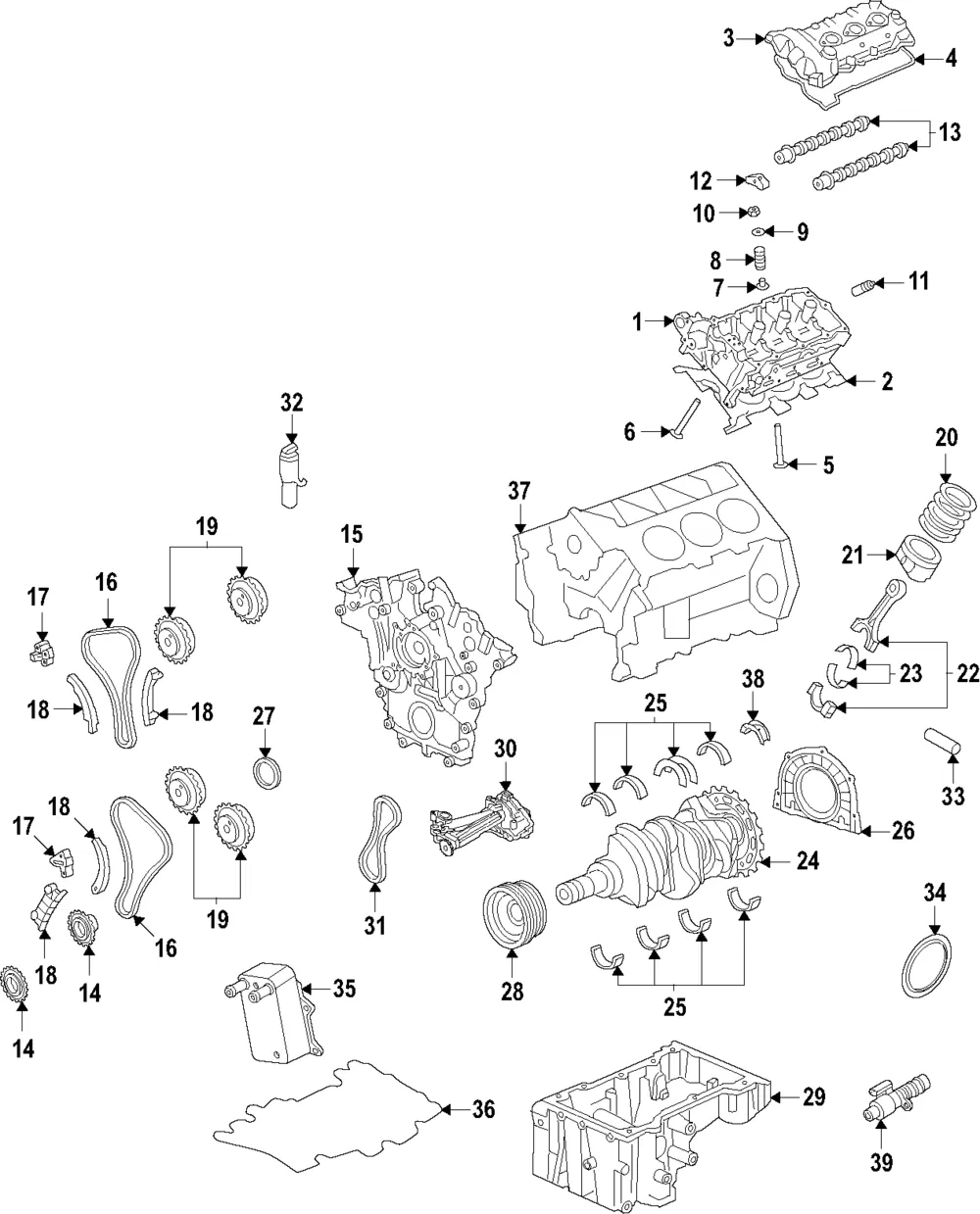Engine Rocker Arm - Ford (ft4z6564c) - view 6