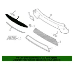 Upper Grille - Ford (g1ez8c299a) - view 13
