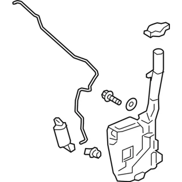 Reservoir Windshield Washer - Ford (gd9z17618d) - view 5