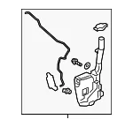 Reservoir Windshield Washer - Ford (gd9z17618d) - view 8