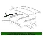 Windshield Header - Ford (gd9z5403408a) - view 6