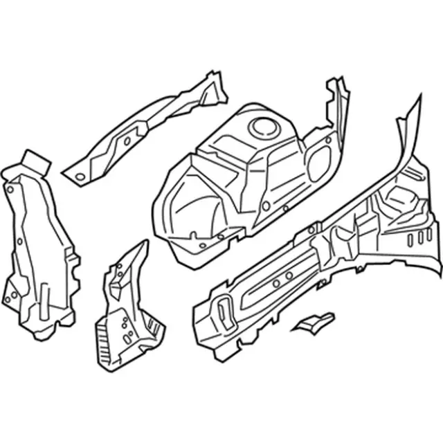 Apron Assembly - Ford (gg9z16055a)