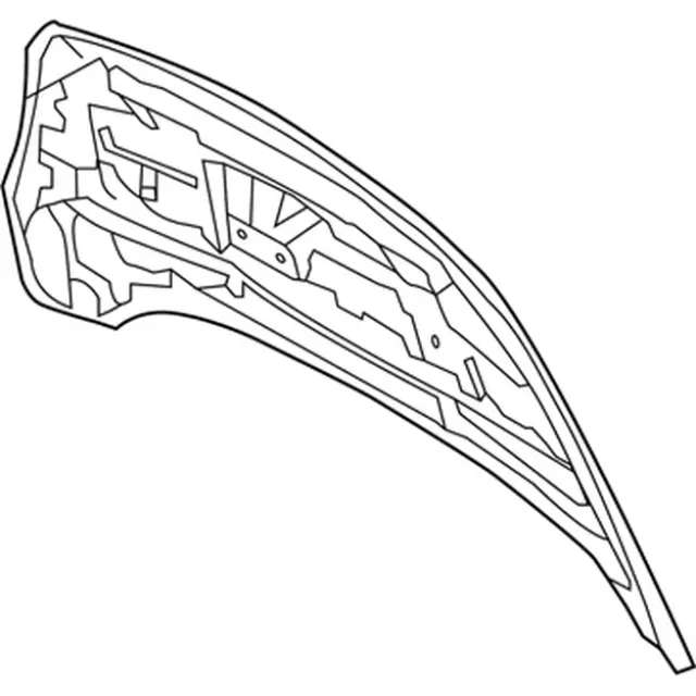 Hood Panel - Ford (gj5z16612a) - view 2