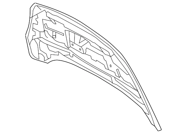Hood Panel - Ford (gj5z16612a) - view 3