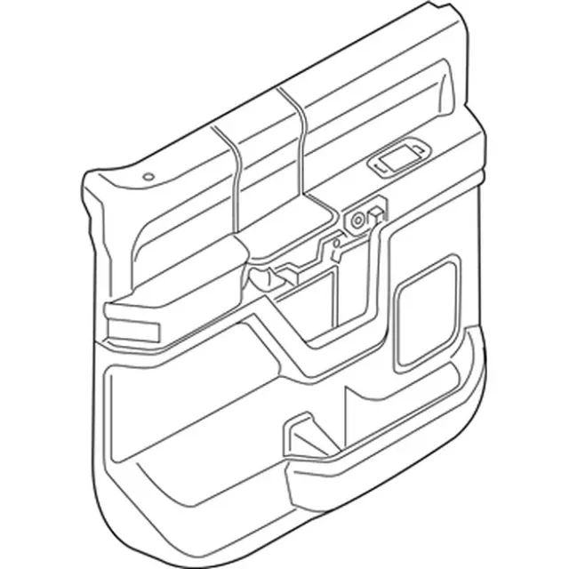 Door Interior Trim Panel - Ford (gl3z1627406bb)