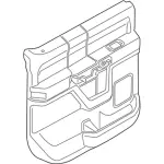 Door Interior Trim Panel - Ford (gl3z1627406bb) - view 11