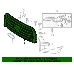 Grille - Ford (gl3z8200ca) - view 10