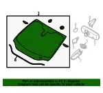 Windshield - Ford (gm5z5803100b) - view 10