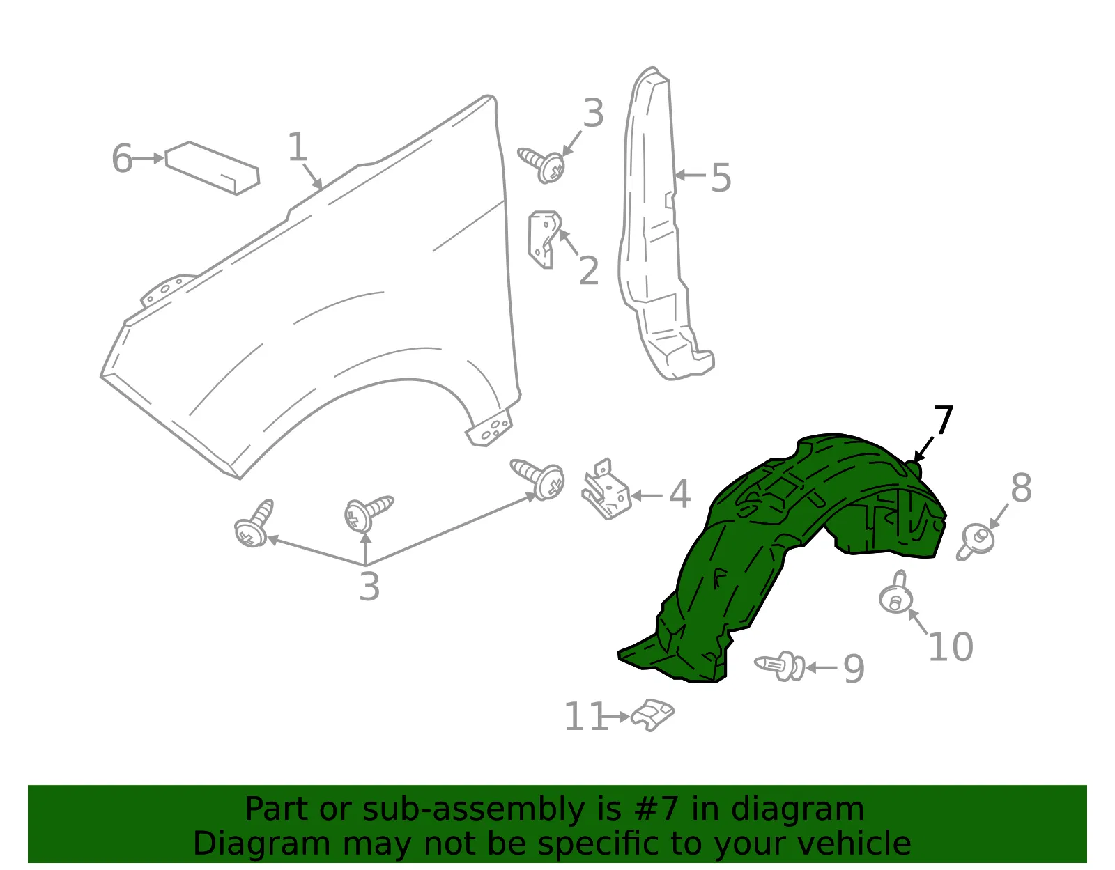 Fender Splash Shield - Ford (gn1z16102r) - view 7