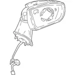 Mirror Assembly - Ford (gn1z17682ab) - view 12