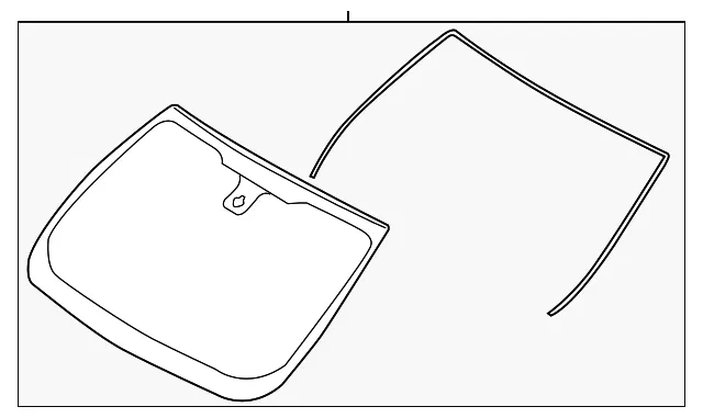Windshield - Ford (gn1z5803100aa) - view 3