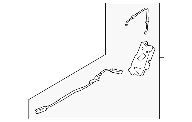 Latch Assembly - Ford (gn1z58264a26j) - view 2