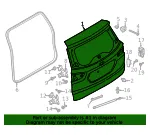Door Shell - Ford (gn1z7440010j) - view 10