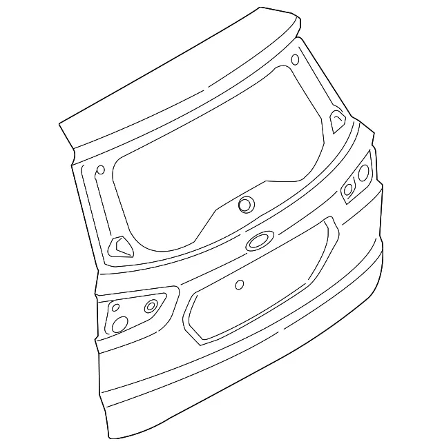 Door Shell - Ford (gn1z7440010j) - view 3